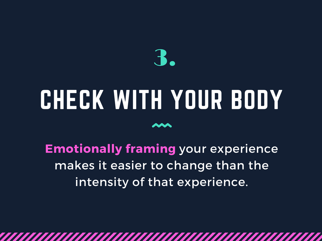 check with your body