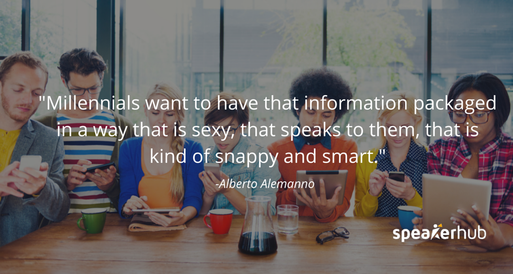 Millennials like information packaged in a sexy way