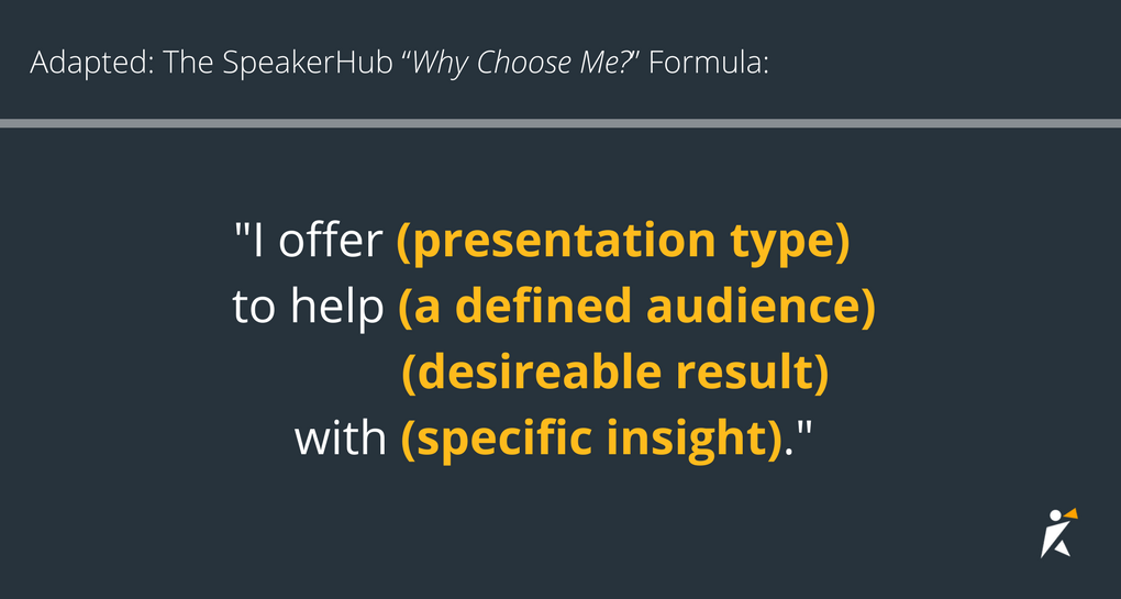 Creating a “Why choose me?” statement