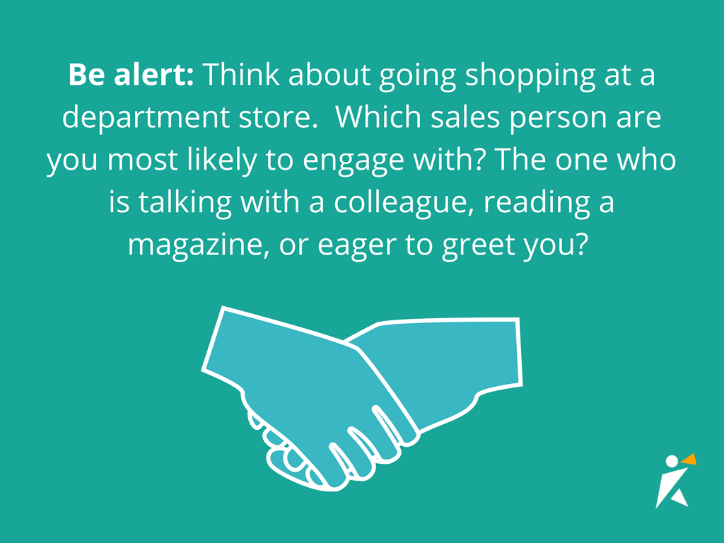 At the poster session be alert, available to talk with visitors, etc