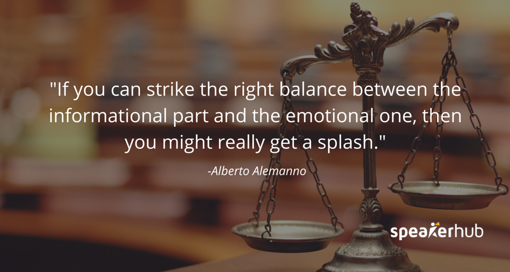 Find the right balance between emotion and data