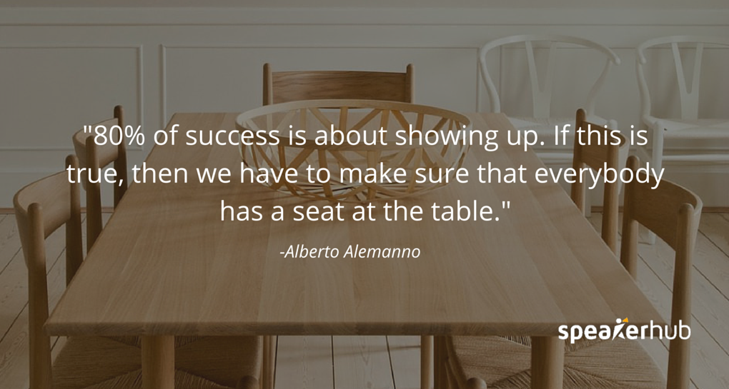 Success is about showing up. 