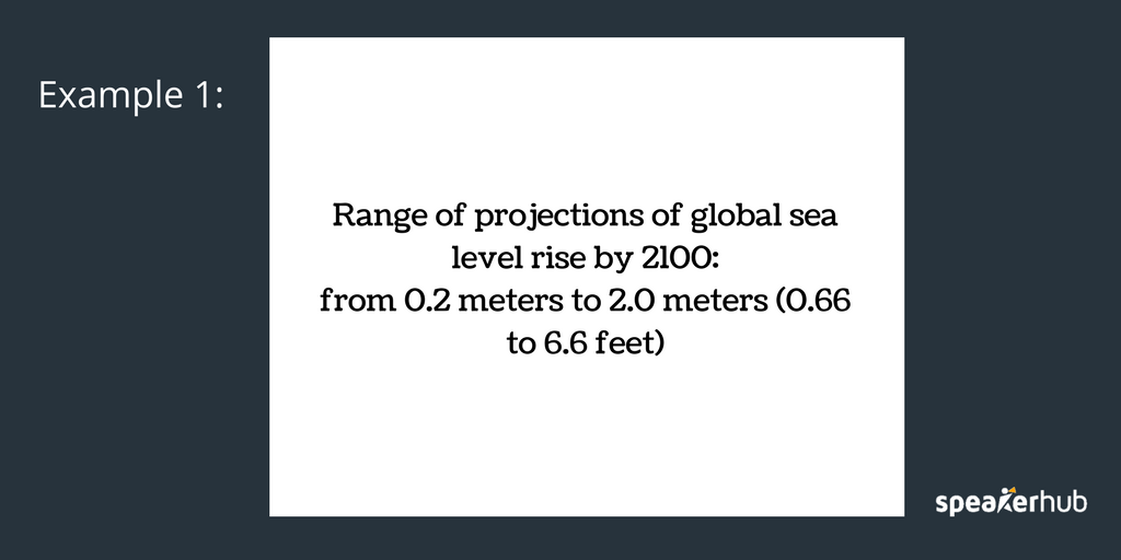 Chose a strong images over written data or a graph.