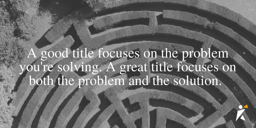 Create a great title