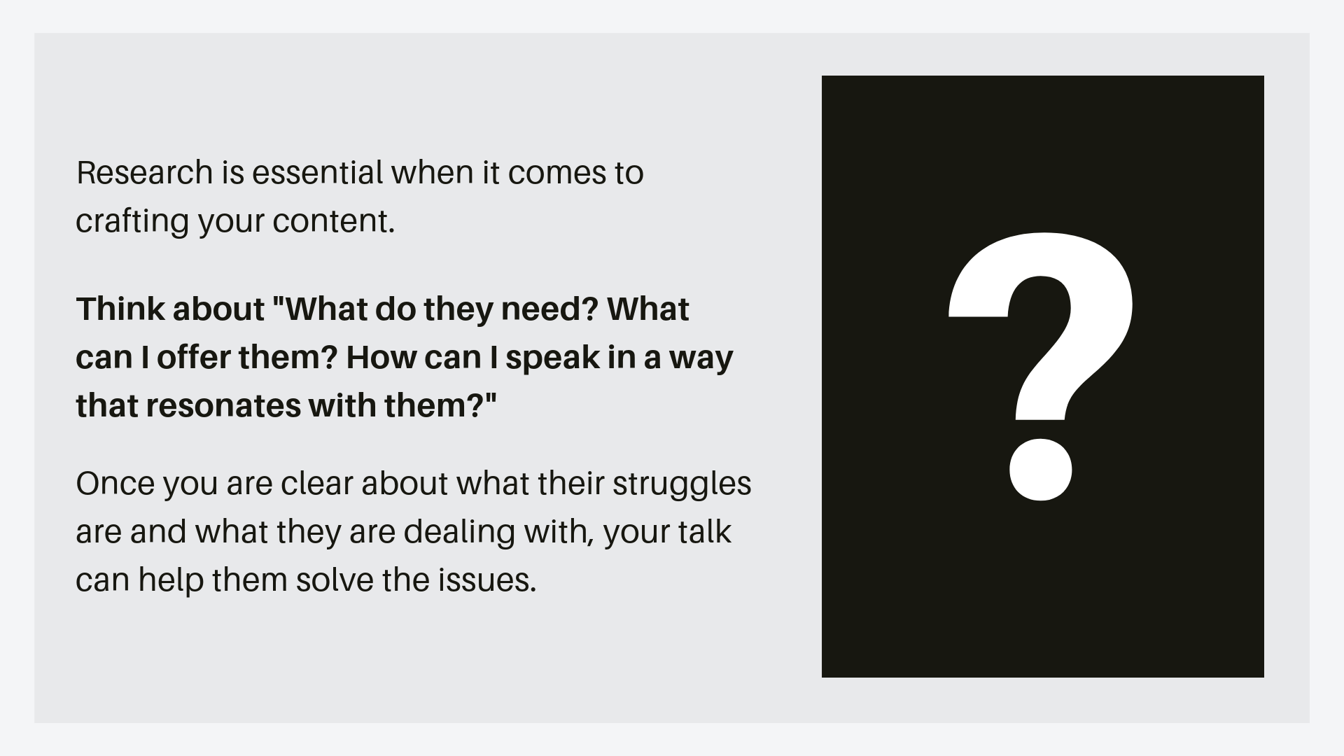 Do your research_SpeakerHub