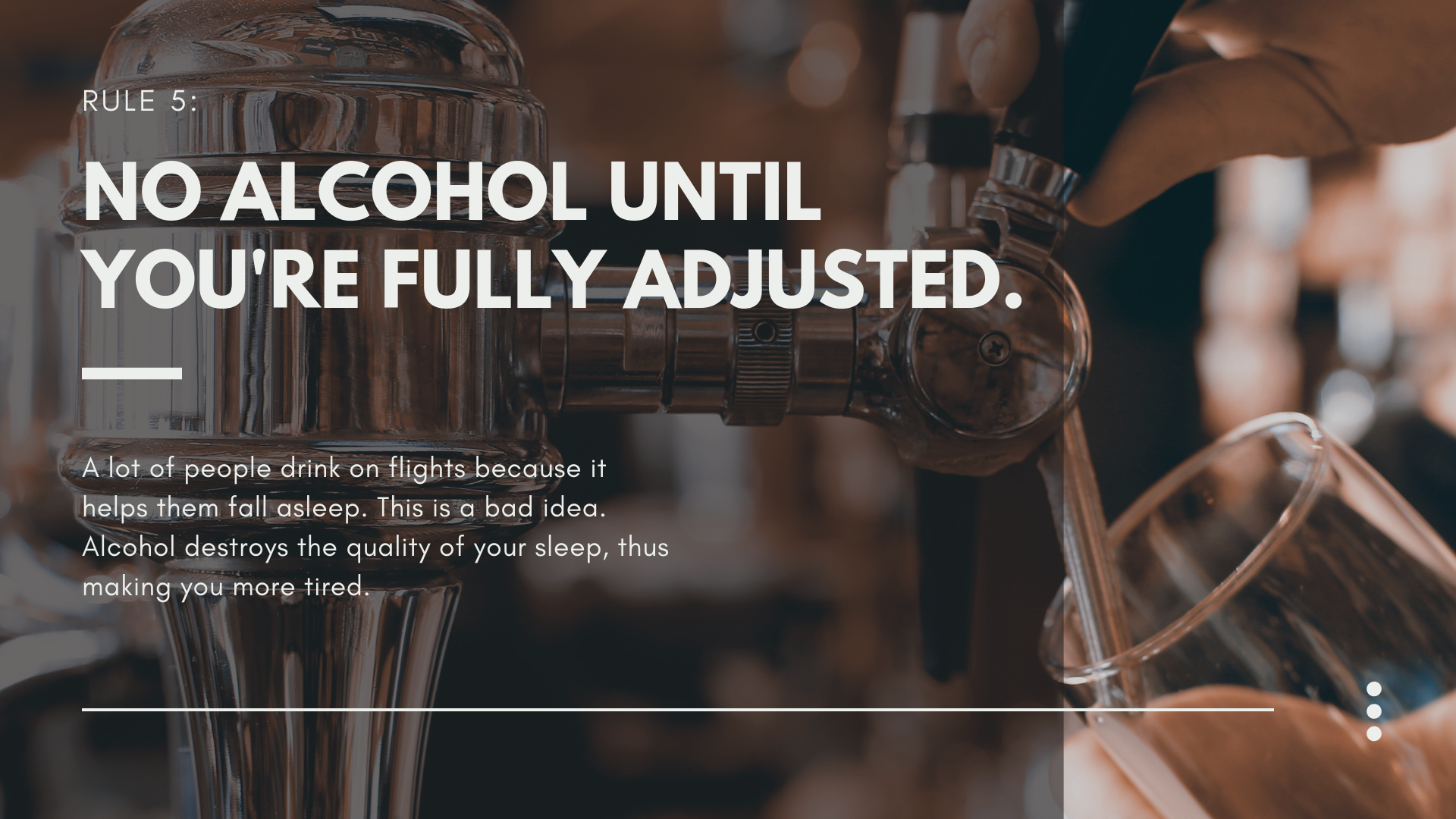 Jet lag_No alcohol until you're fully adjusted_SpeakerHub