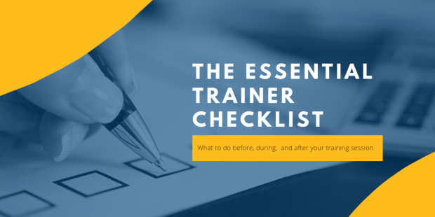 The Essential Trainer Checklist What to do and pack before and after your training session