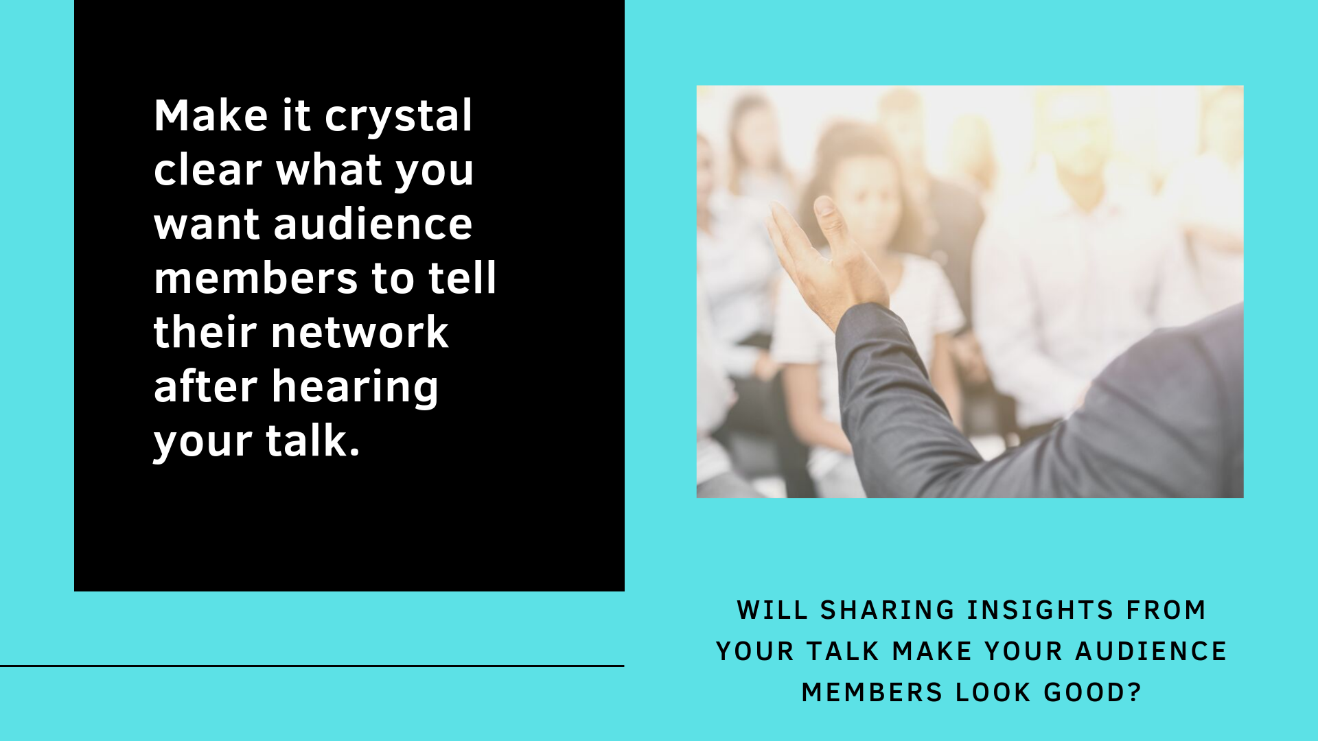 Make the audience look good_SpeakerHub