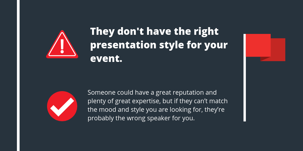 Mismatched presentation style