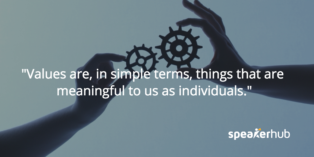 Jackie Le Fevre: Values are in simple terms things that are meaningful to us as individuals. 