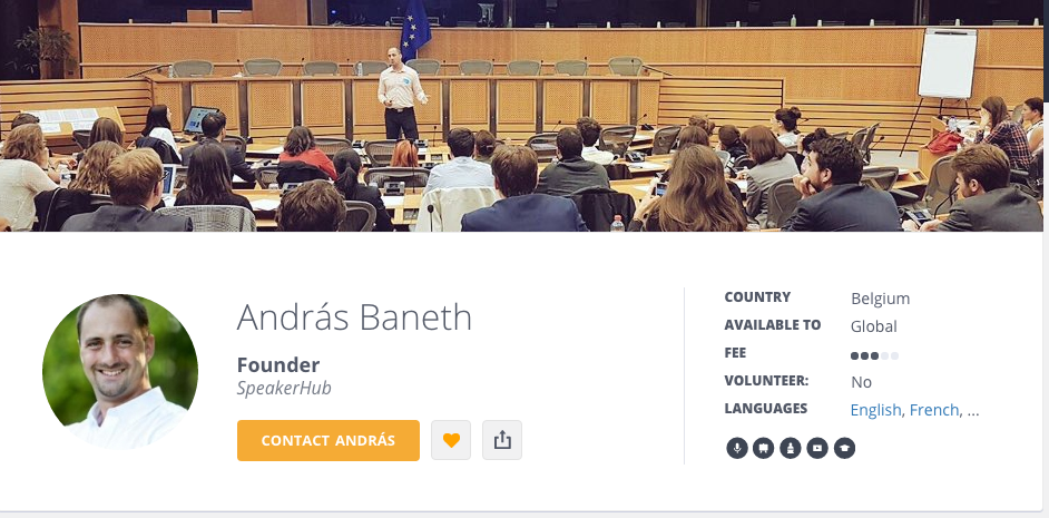  The new header gives event organizers a lot more information quickly.