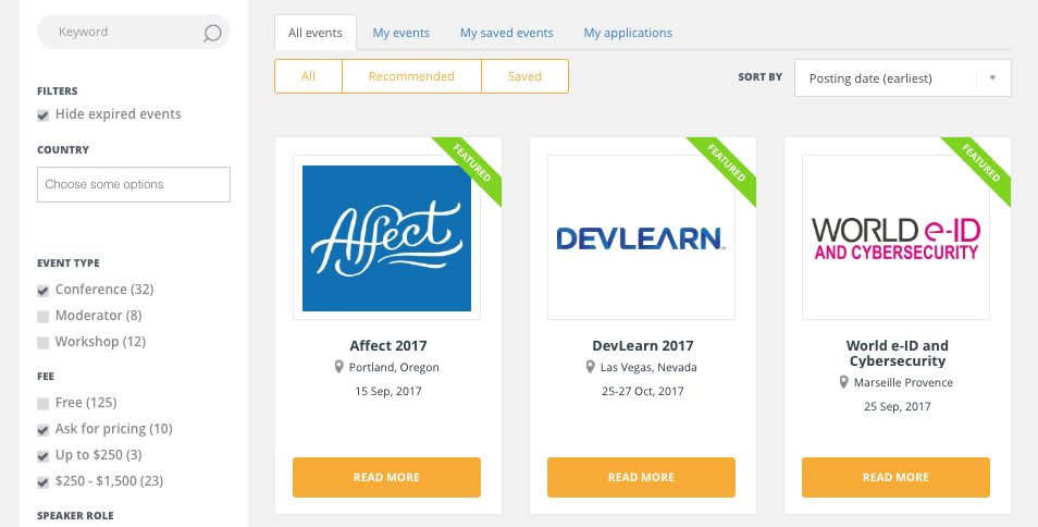 Website update No. 8: New perks for VIP speakers,