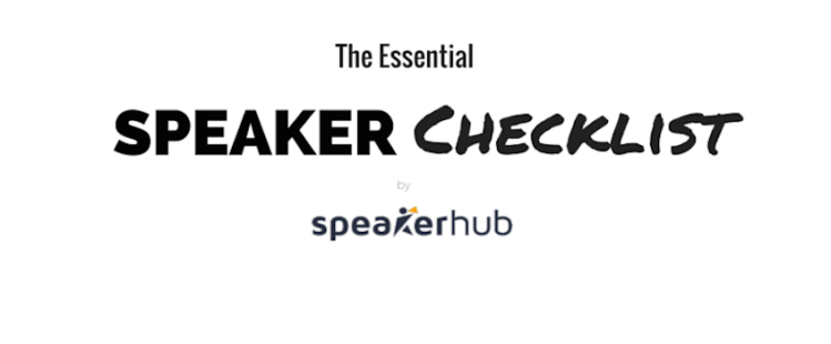 The Essential Speaker Checklist
