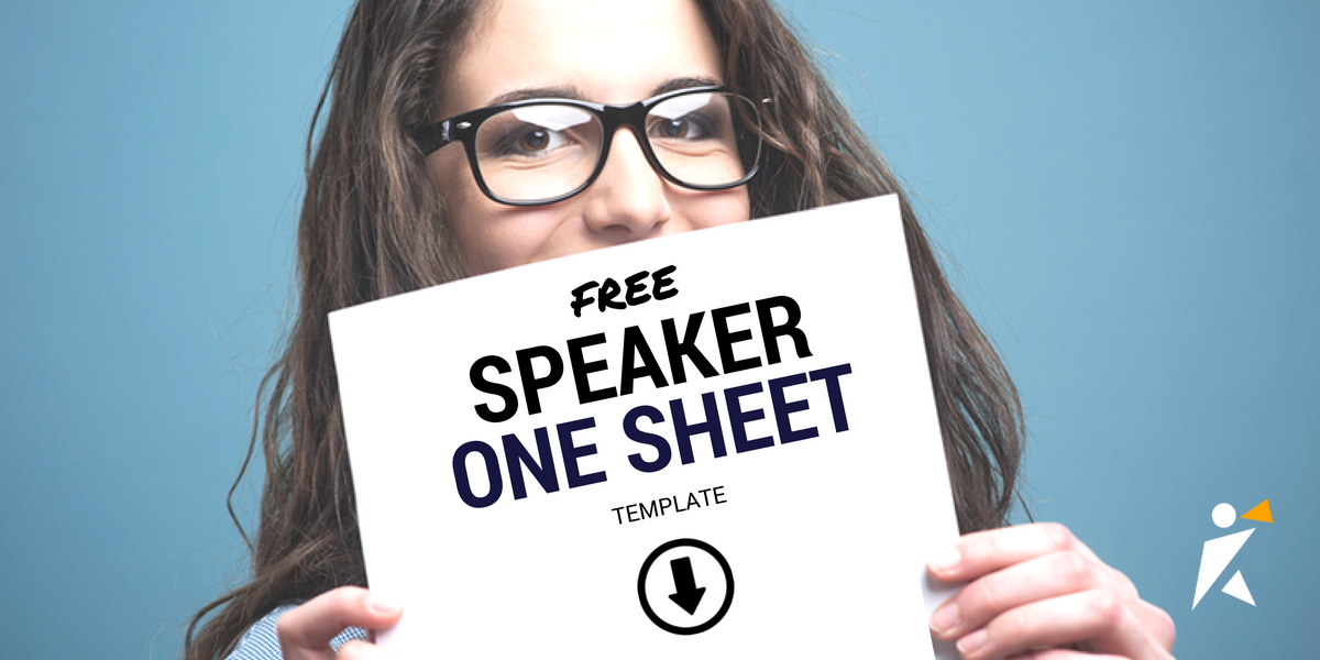 Speaker One Sheet Template