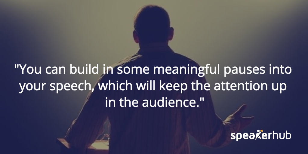 Agnes Uhereczky: one piece of advice for speakers is it to try to build in some meaningful pauses into their talks