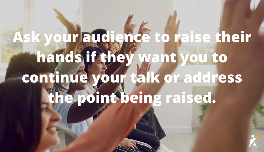 Use the audience