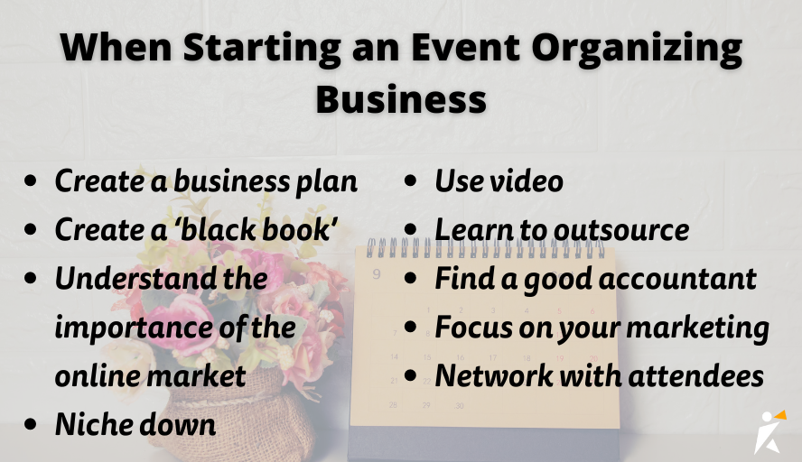 When Starting an Event Organizing Business 
