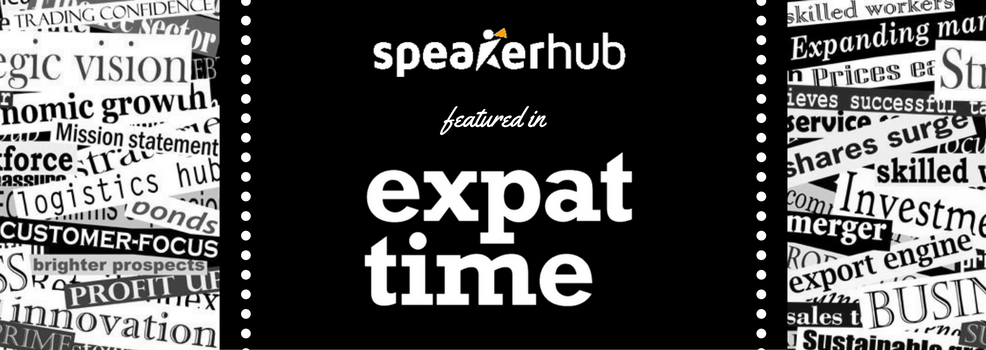 SpeakerHub is featured in The Expat Time Magazine