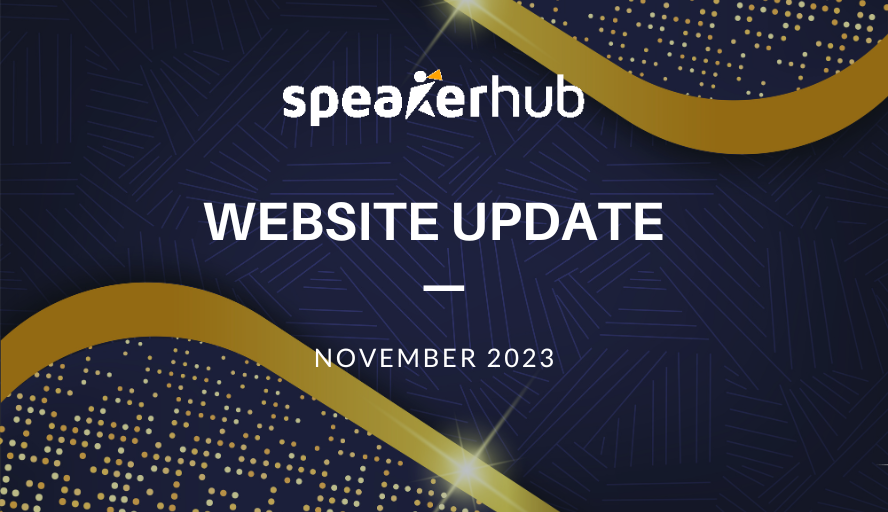 SpeakerHub Website Update: White-Label Enhancements